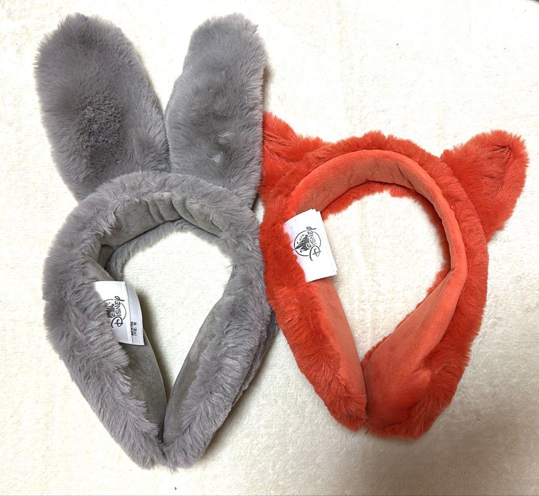 上海ディズニー ズートピア ニック ジュディ カチューシャ イヤーマフ