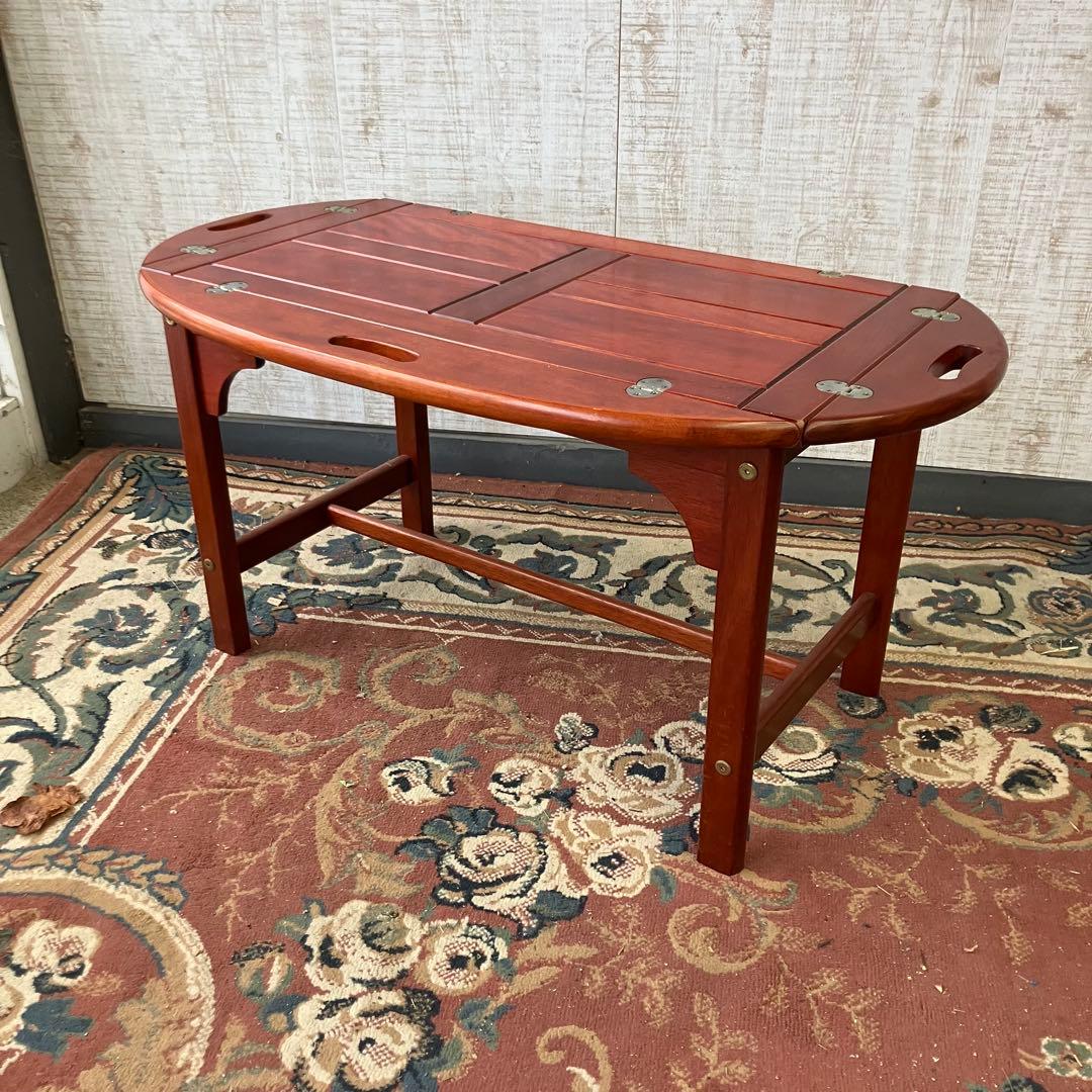 北欧レトロ マルニ 木製 バトラーズテーブル トレーテーブル サイドテーブル