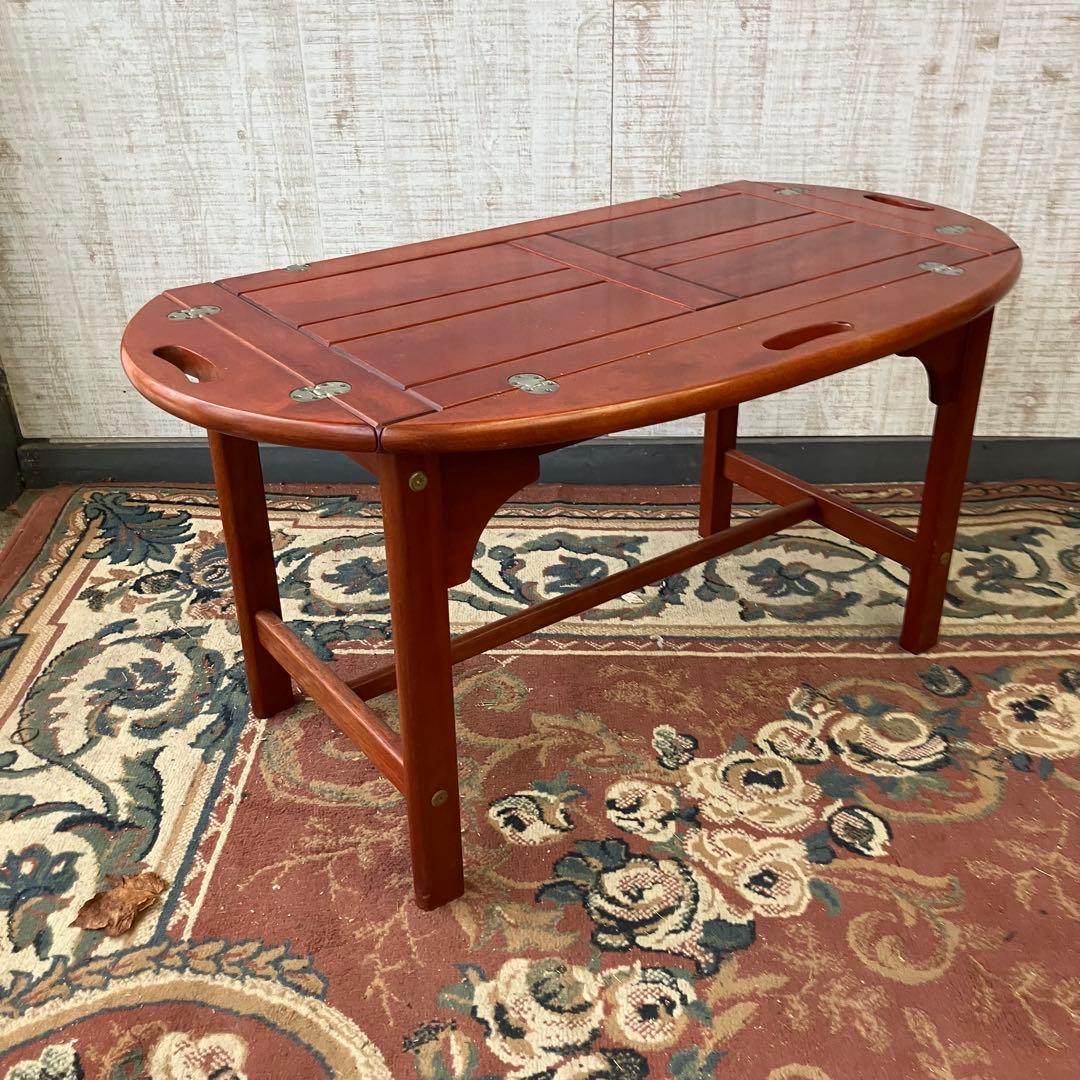 北欧レトロ マルニ 木製 バトラーズテーブル トレーテーブル サイドテーブル