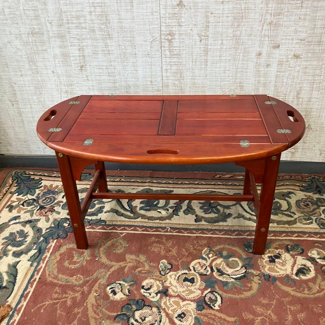 北欧レトロ マルニ 木製 バトラーズテーブル トレーテーブル サイドテーブル