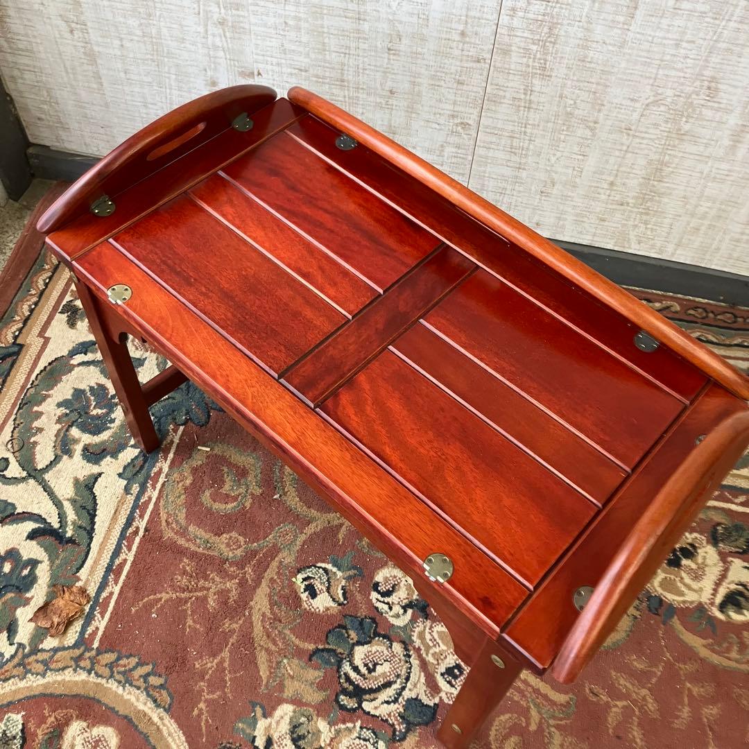 北欧レトロ マルニ 木製 バトラーズテーブル トレーテーブル サイドテーブル