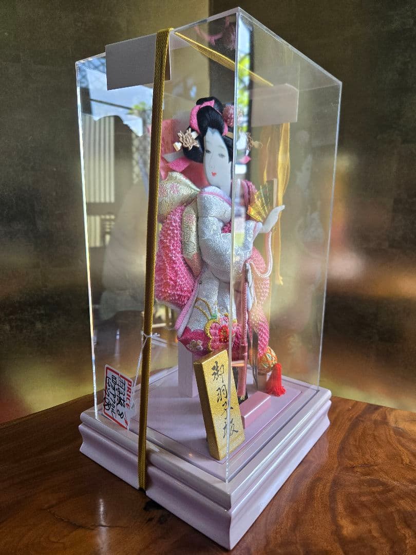 【展示品限り】正月飾り　羽子板　ケース飾り　※閉店セール　H12