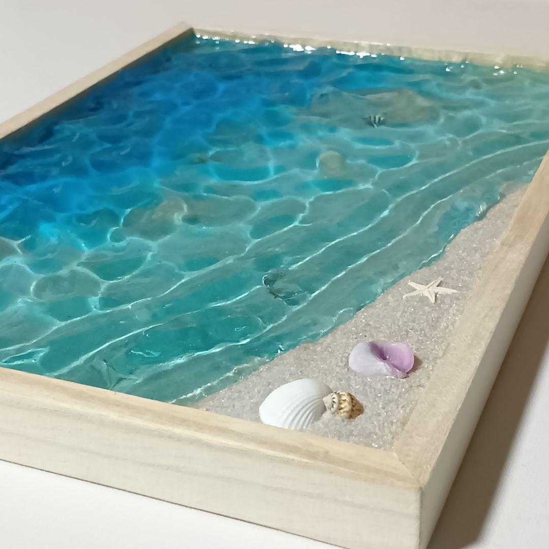 1238】オーシャンアート 立体波紋の波アートパネル A4 30×20 - メルカリ