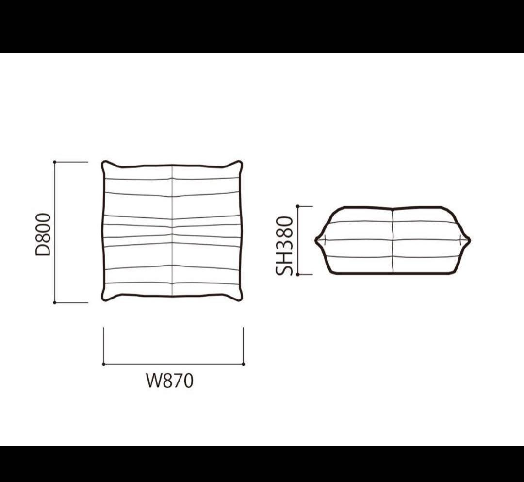 リーンロゼ　トーゴ　50th DENDEN パフ(オットマン)