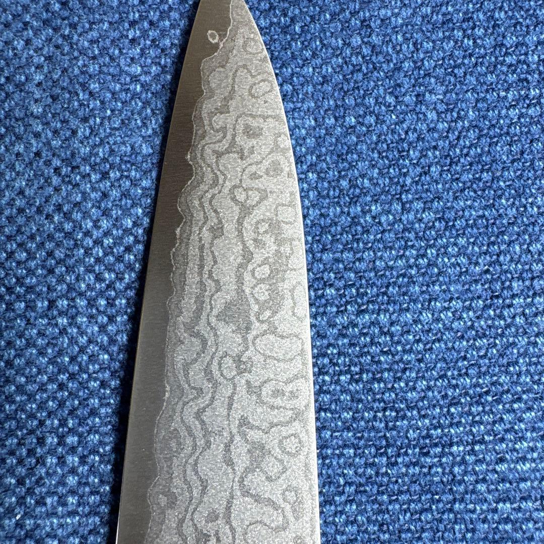 三木刃物製作所　白雲上作　V金10号口金付積層　M107 ペティナイフ　未使用