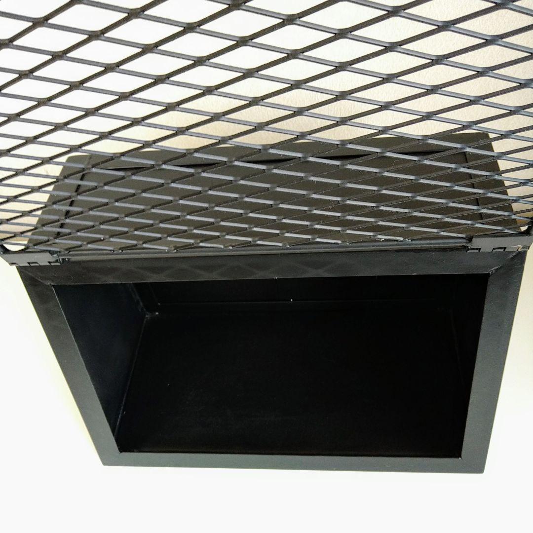 【一品物】男前カフェ風メッシュショーケース ワインセラー　アイアン収納ラック。