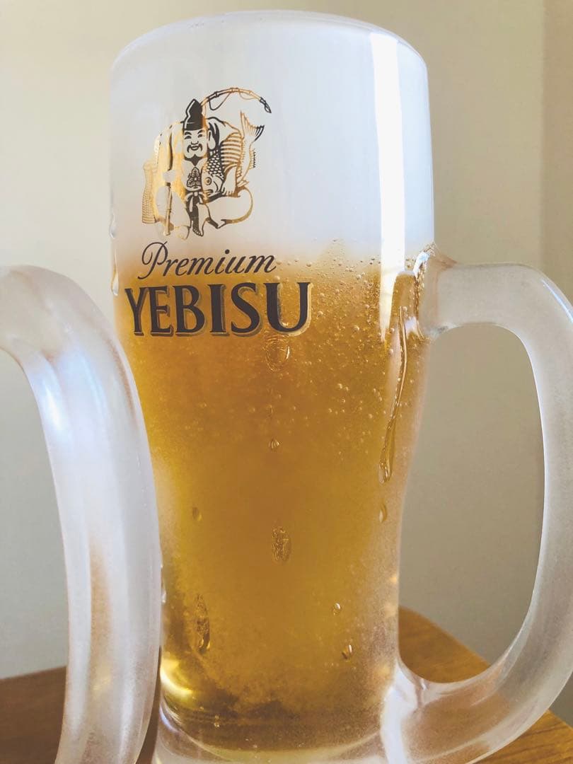 tomo　食品サンプル　エビスビール　2点