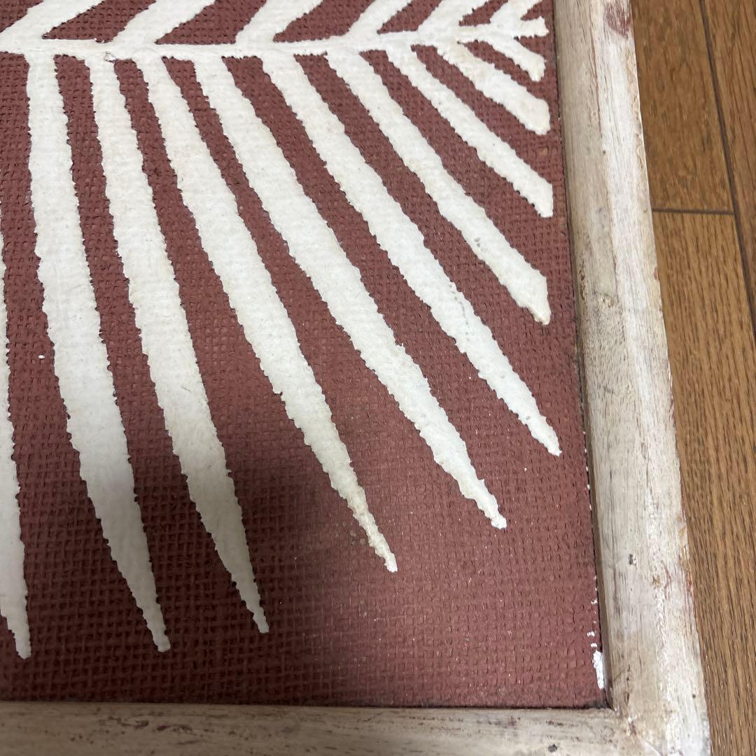 マンゴーウッド　リーフアート