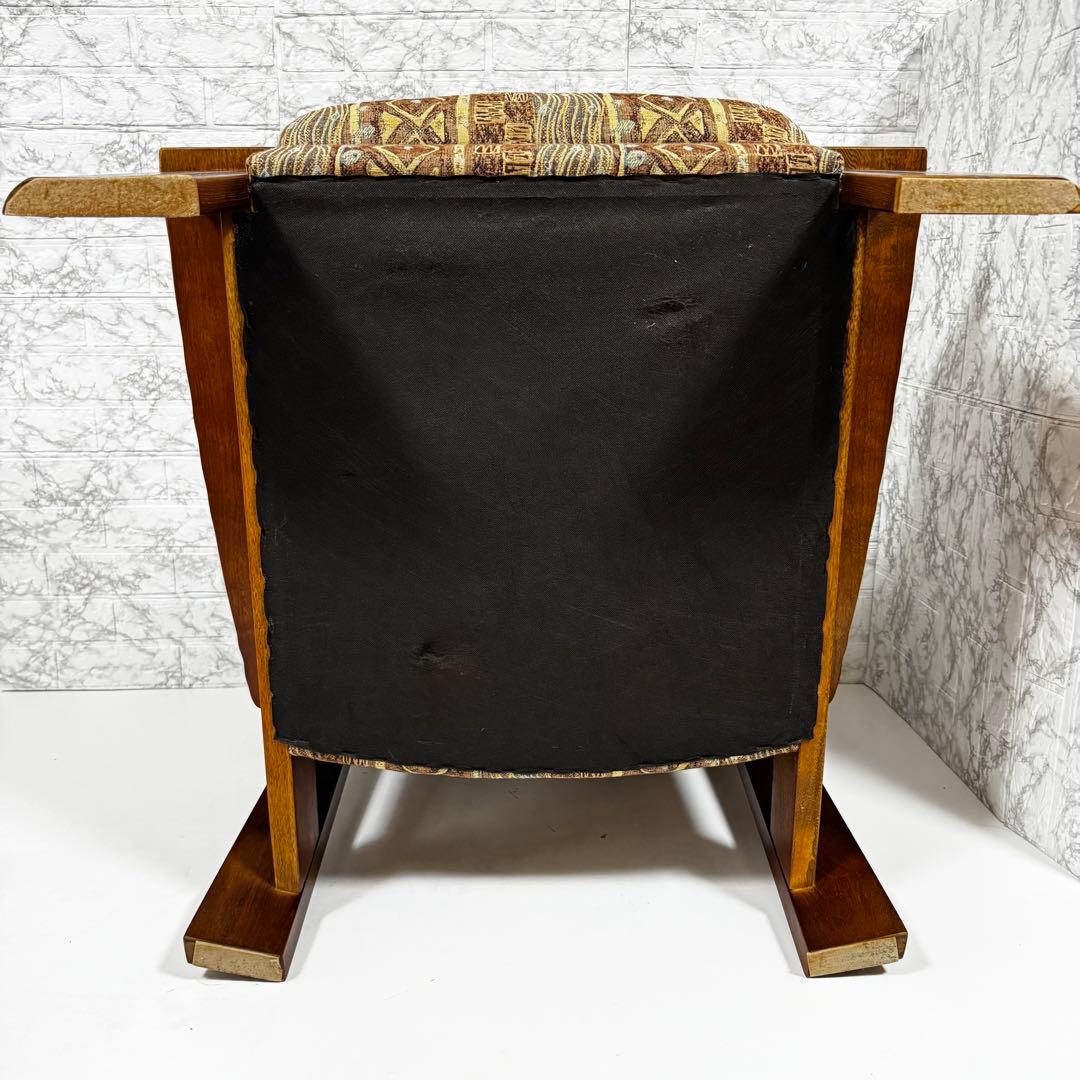 ①美品　KARIMOKU カリモク　シングルソファ　アームチェア　高級　国産家具