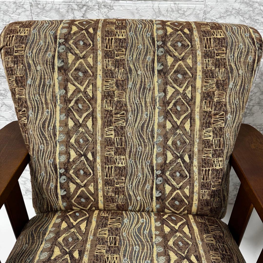 ①美品　KARIMOKU カリモク　シングルソファ　アームチェア　高級　国産家具