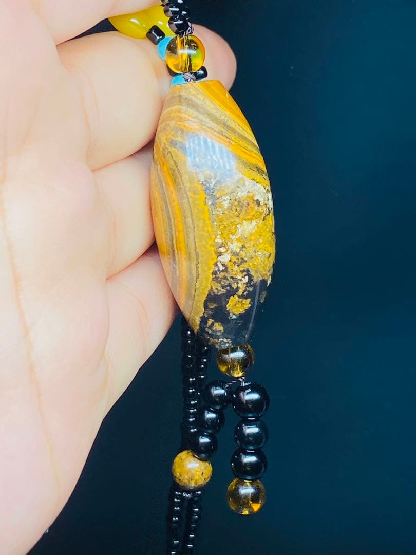 ニ龍眼天珠 蒙天珠 天珠 長寿自然　栄達栄進　自然に作られた老天珠 老鉱天珠