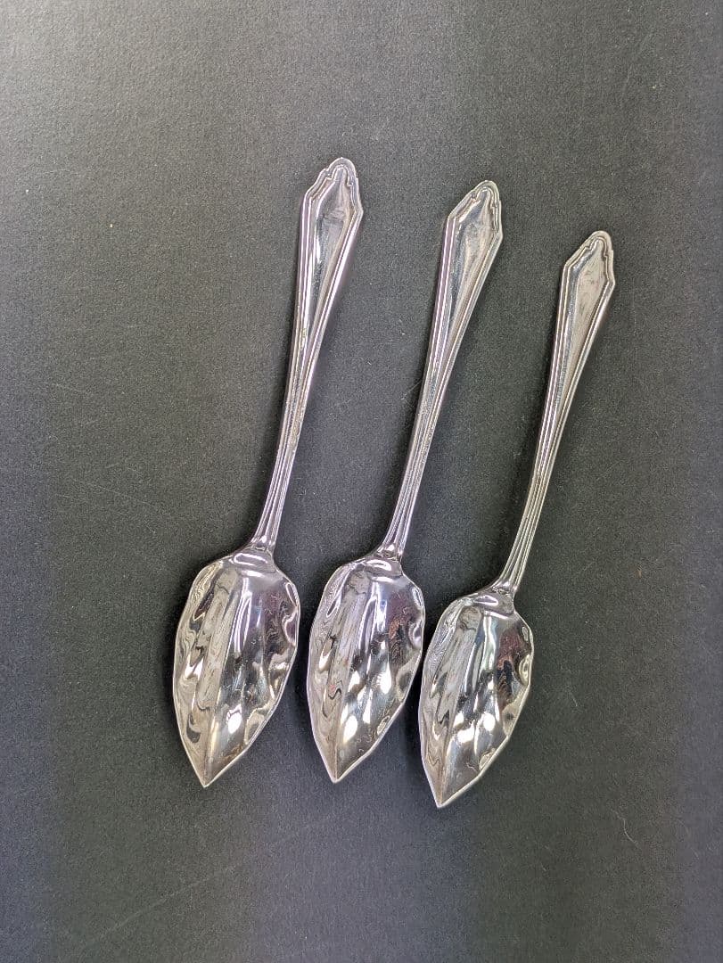 イギリス アンティーク シルバープレート スプーン ６本 ケース入り