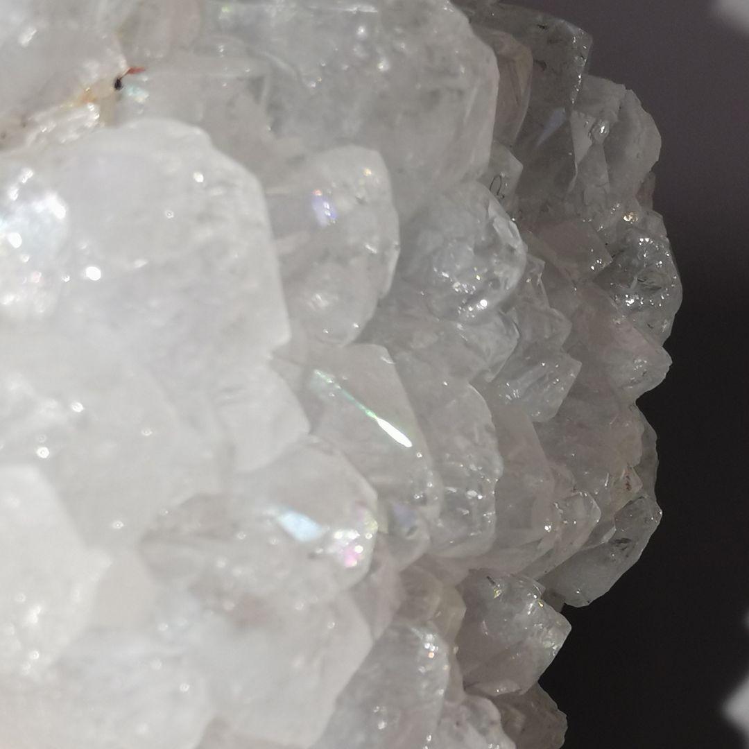 原石 天然レインボークオーツ アナンダライト クラスター 97g