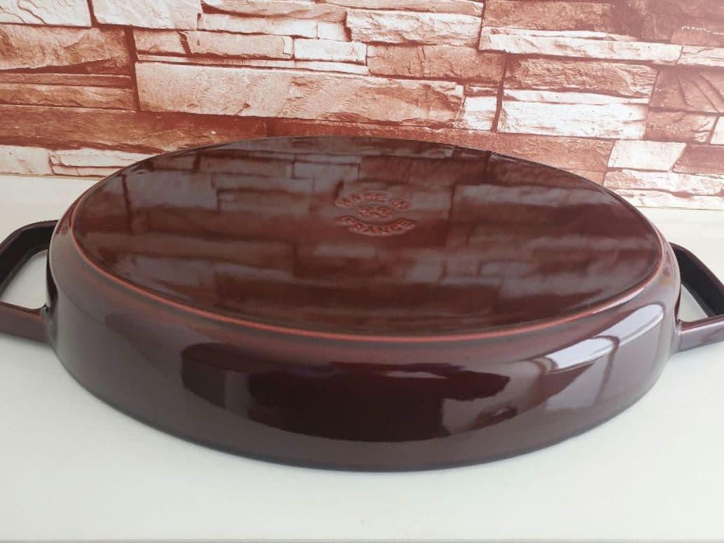 【極美品/週末価格】staub オーバル ホットプレート 33cm大型