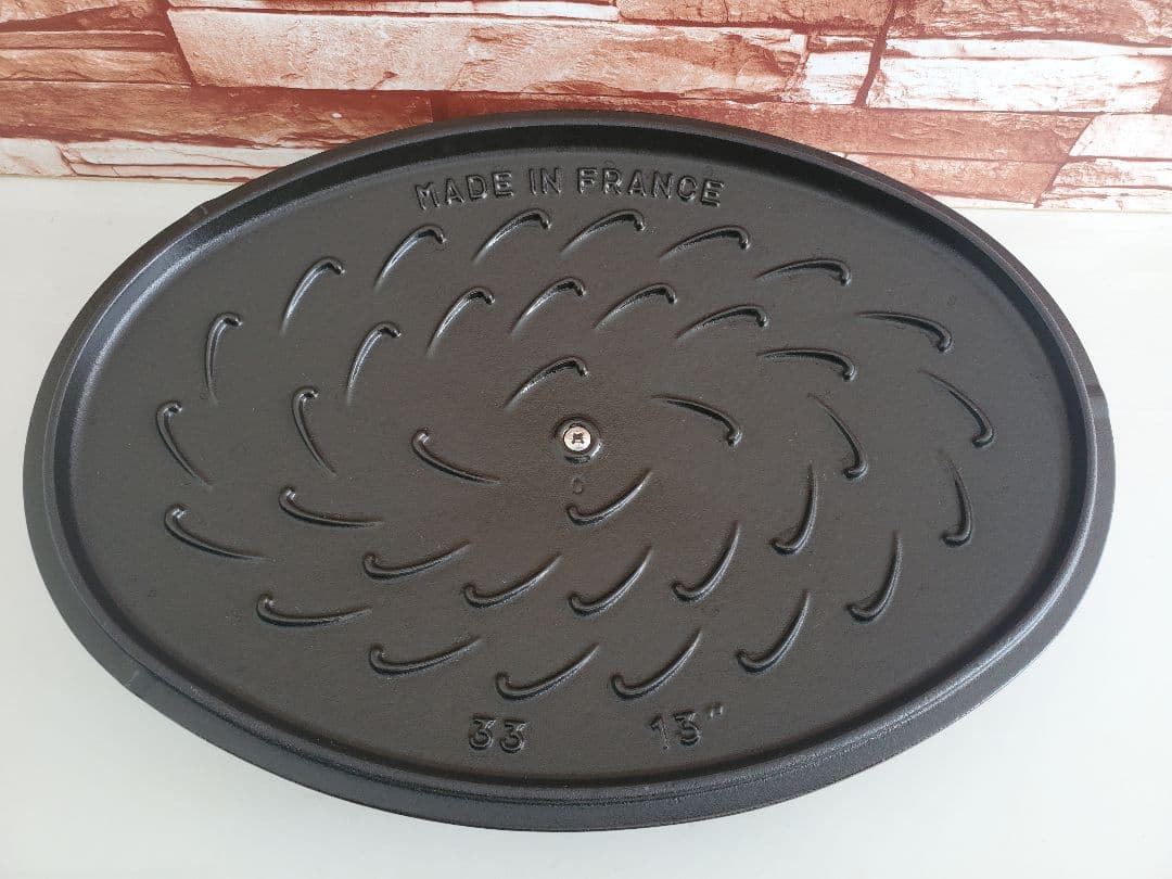 【極美品/週末価格】staub オーバル ホットプレート 33cm大型