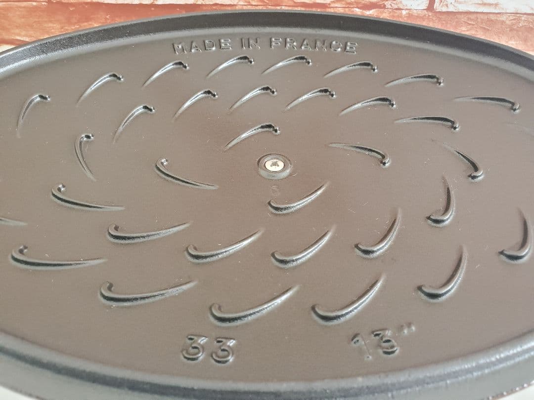 【極美品/週末価格】staub オーバル ホットプレート 33cm大型