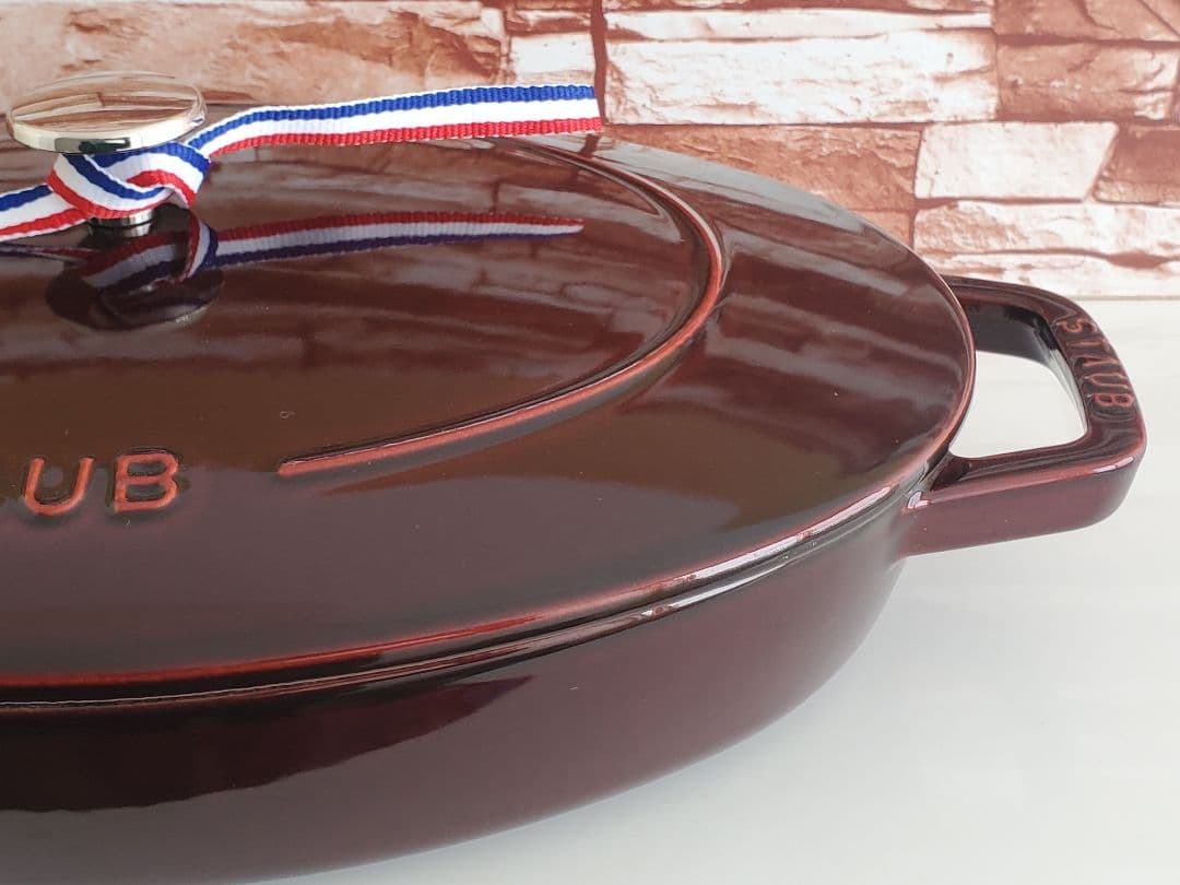 【極美品/週末価格】staub オーバル ホットプレート 33cm大型