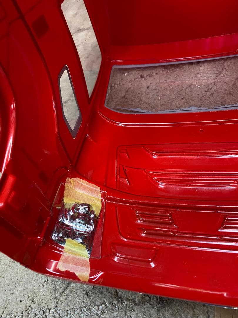 [修] ABCホビー　1/10 いすゞ　ギガ　ポリカボディ　素人製作品