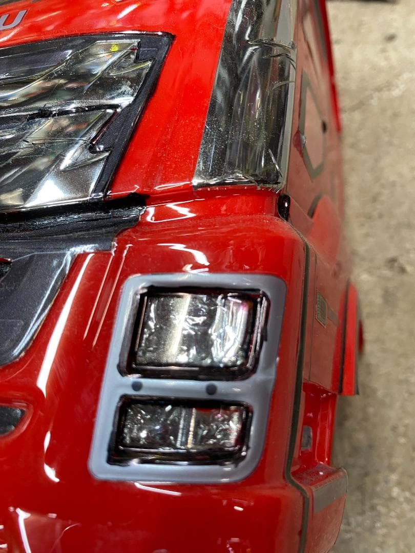 [修] ABCホビー　1/10 いすゞ　ギガ　ポリカボディ　素人製作品