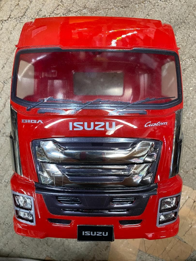 [修] ABCホビー　1/10 いすゞ　ギガ　ポリカボディ　素人製作品