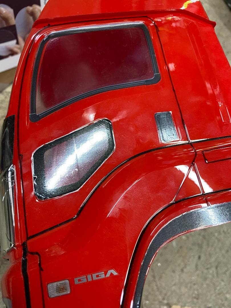 [修] ABCホビー　1/10 いすゞ　ギガ　ポリカボディ　素人製作品