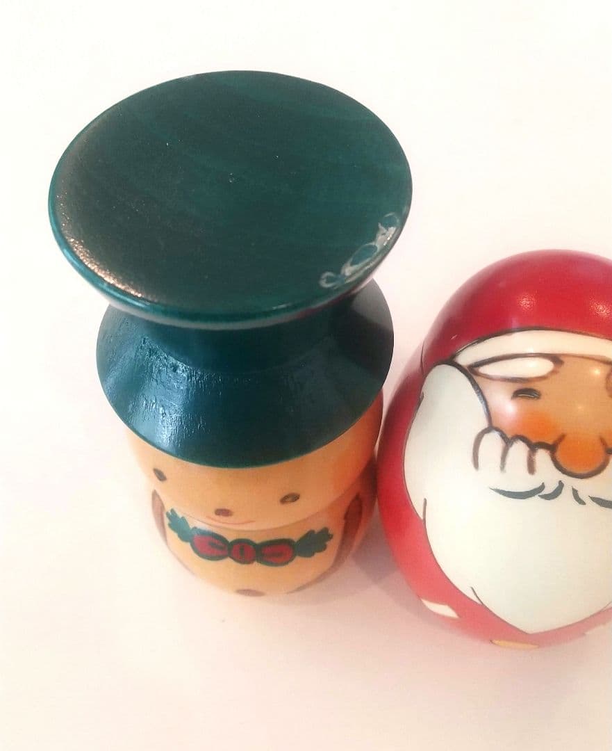 最終価格 うさぶろうこけし 卯三郎こけし クリスマス サンタクロース 希少