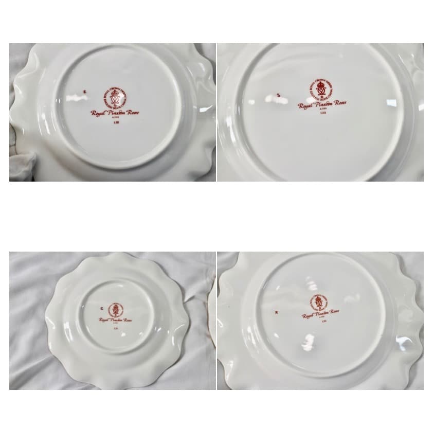ロイヤルクラウンダービー ピンクストンローズ プレート6枚セット 小中大 皿