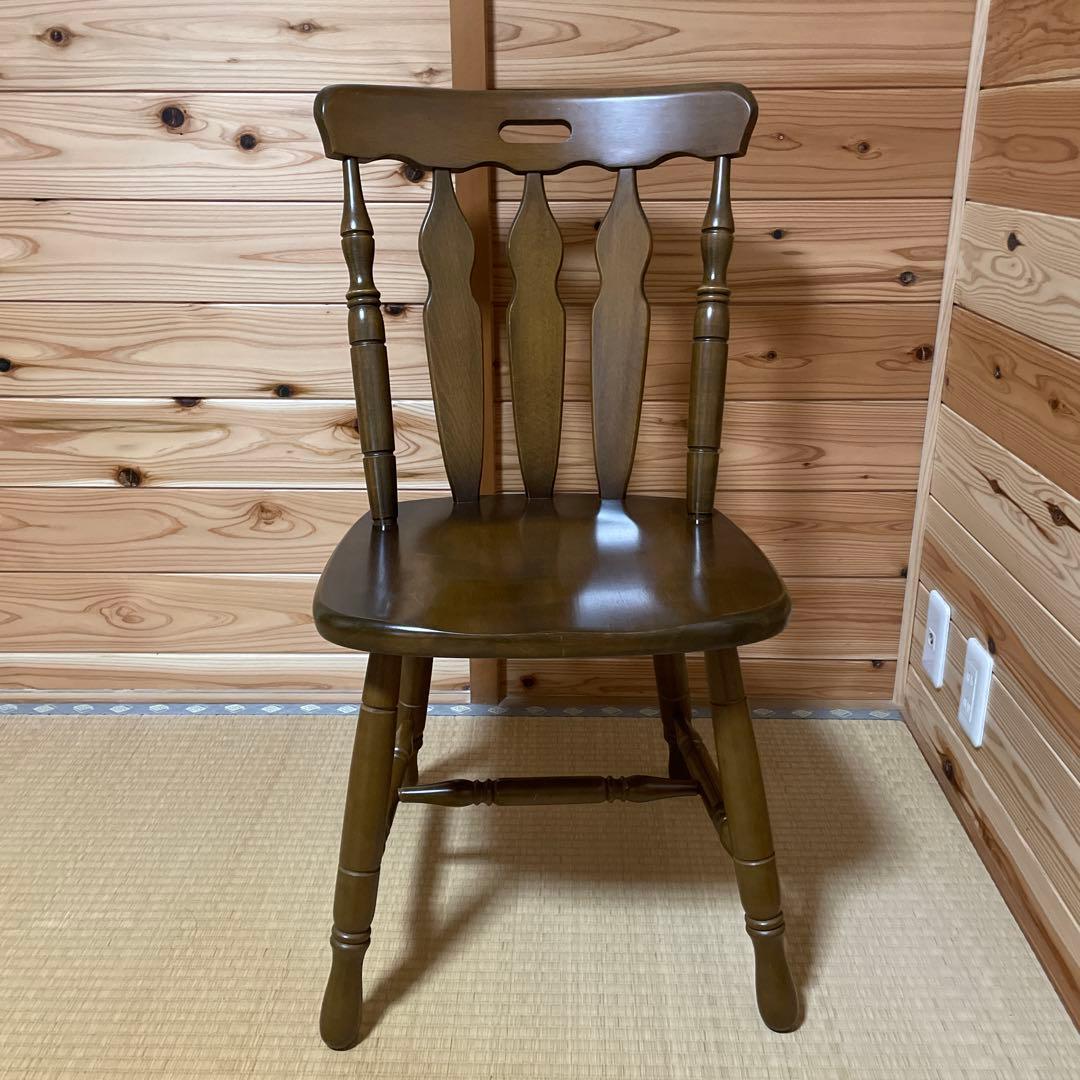 ウィンザーチェア木製 ダイニングチェアレトロビンテージ コイズミ　⑤