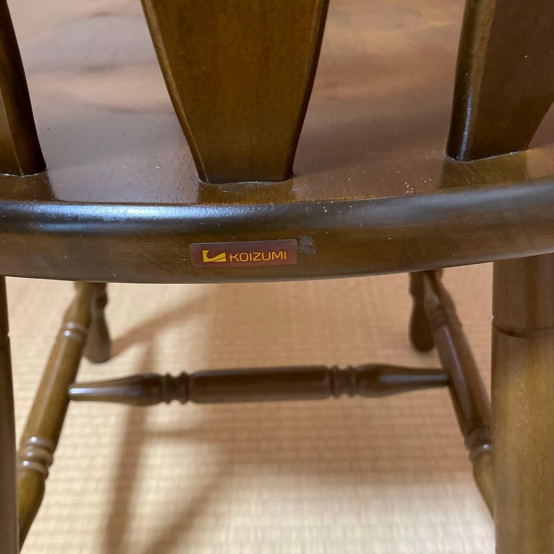 ウィンザーチェア木製 ダイニングチェアレトロビンテージ コイズミ　⑤