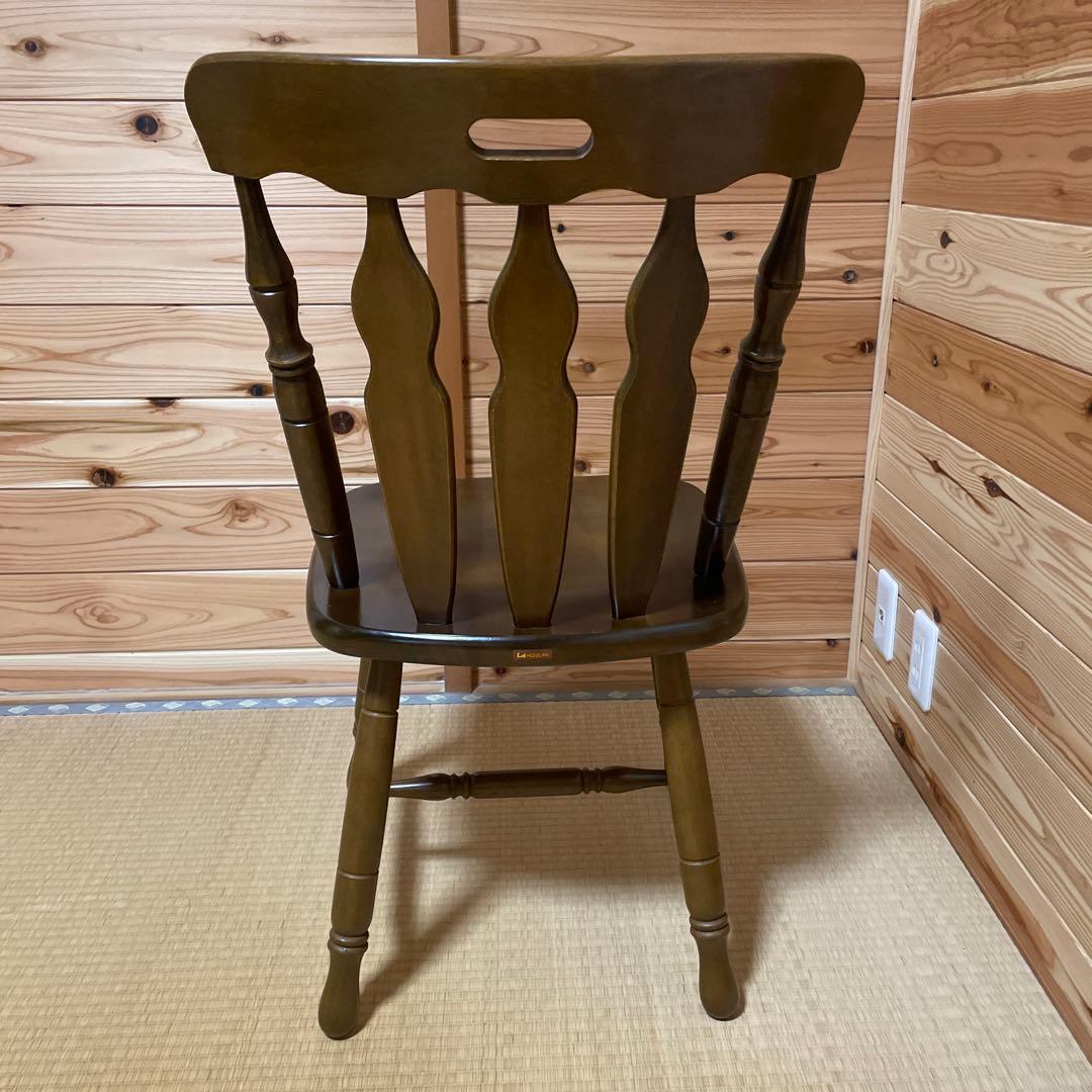 ウィンザーチェア木製 ダイニングチェアレトロビンテージ コイズミ　⑤