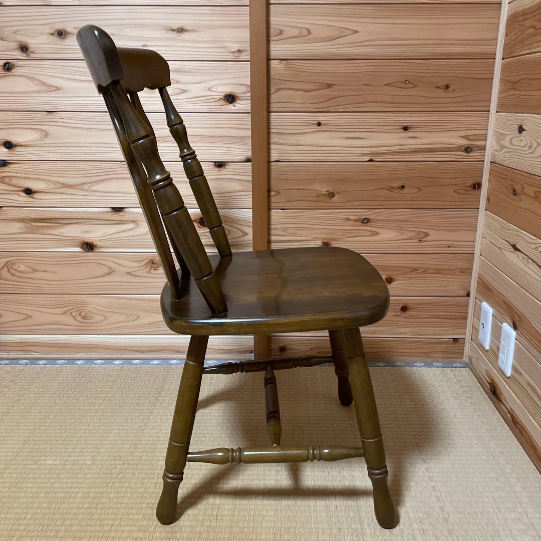 ウィンザーチェア木製 ダイニングチェアレトロビンテージ コイズミ　⑤