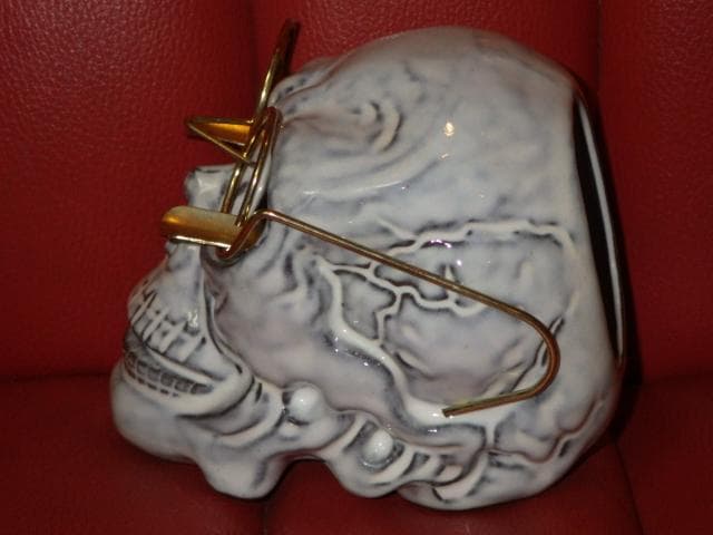 50'S★スカル★灰皿★アシュトレイ★ビンテージ★ドクロ★ガイコツ★骨★置物