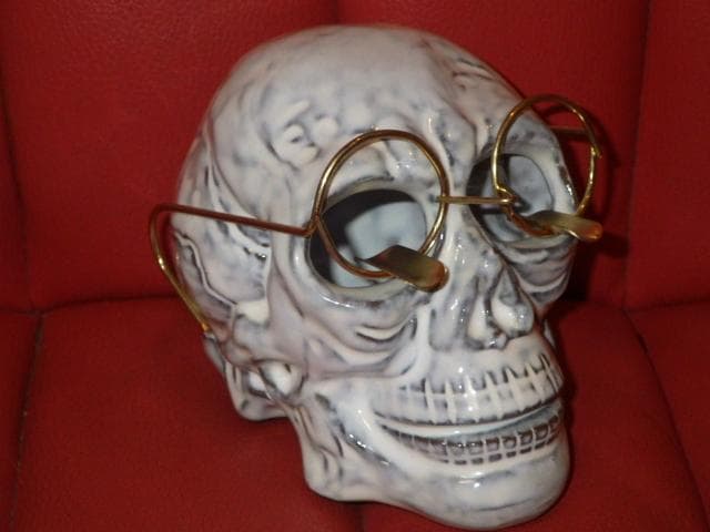 50'S★スカル★灰皿★アシュトレイ★ビンテージ★ドクロ★ガイコツ★骨★置物