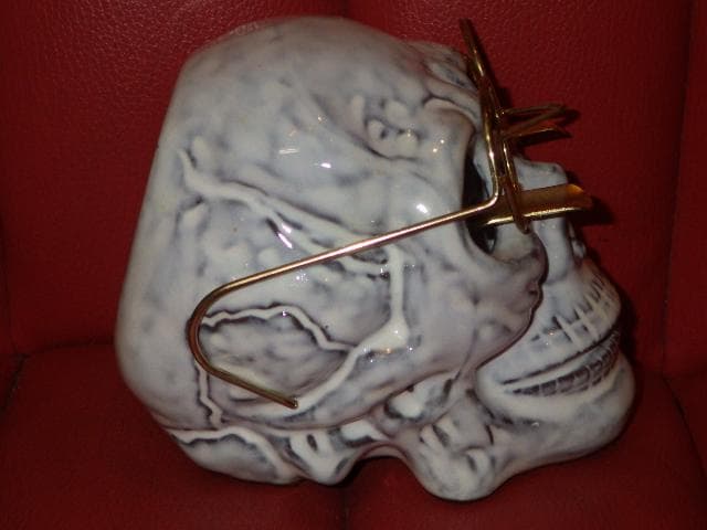 50'S★スカル★灰皿★アシュトレイ★ビンテージ★ドクロ★ガイコツ★骨★置物