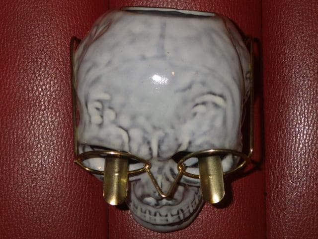 50'S★スカル★灰皿★アシュトレイ★ビンテージ★ドクロ★ガイコツ★骨★置物