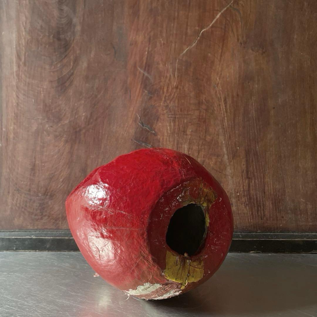 達磨 だるま ダルマ 旧家蔵出 置物 縁起物 骨董 石型 オブジェ 郷土玩具 2