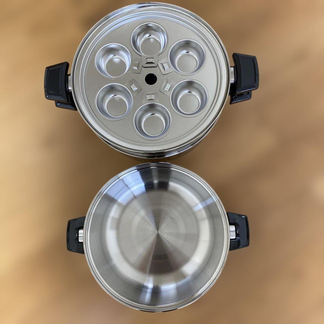 【新品未使用】ロイヤルクイーン ６コート鍋 スティーマーセット IH対応