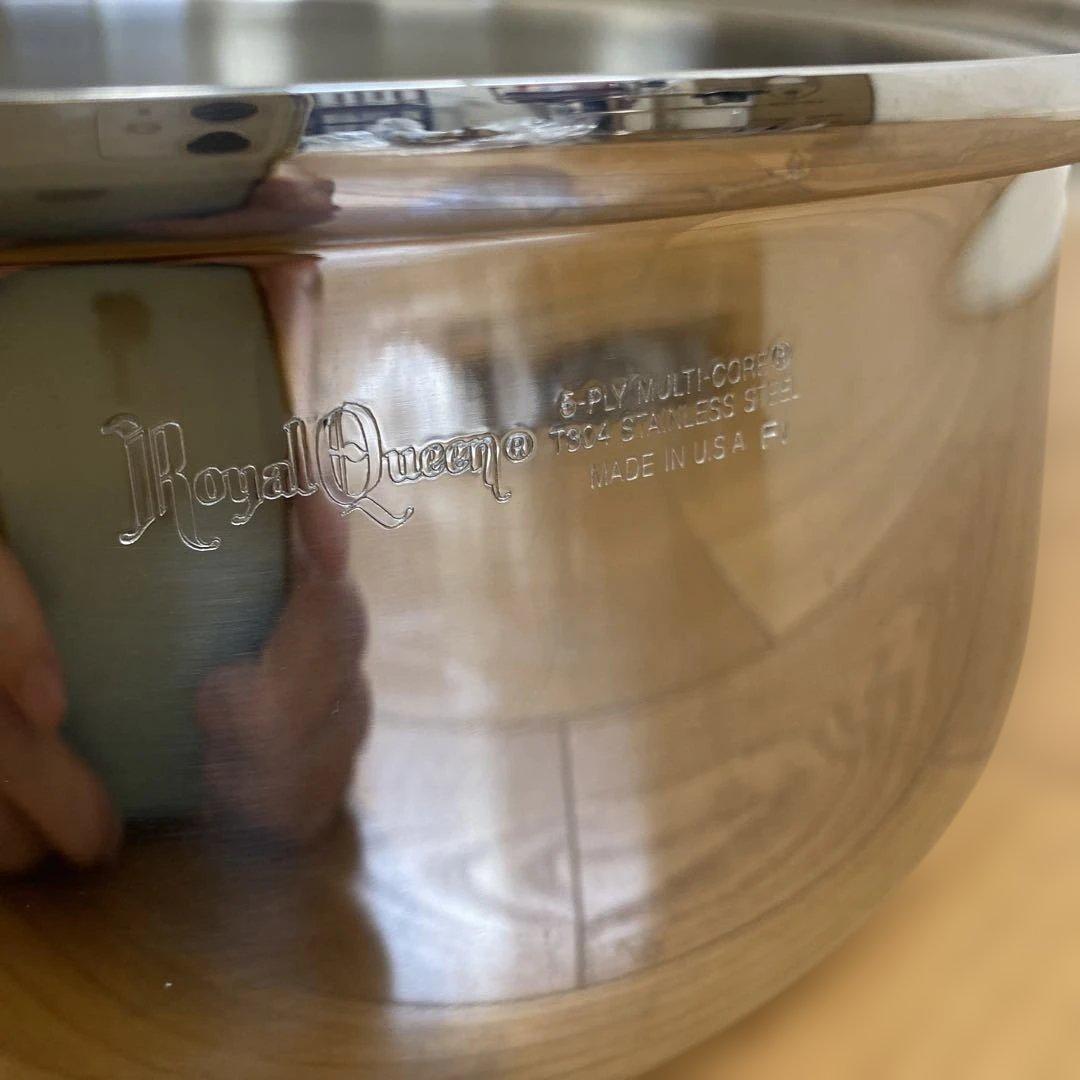 【新品未使用】ロイヤルクイーン ６コート鍋 スティーマーセット IH対応