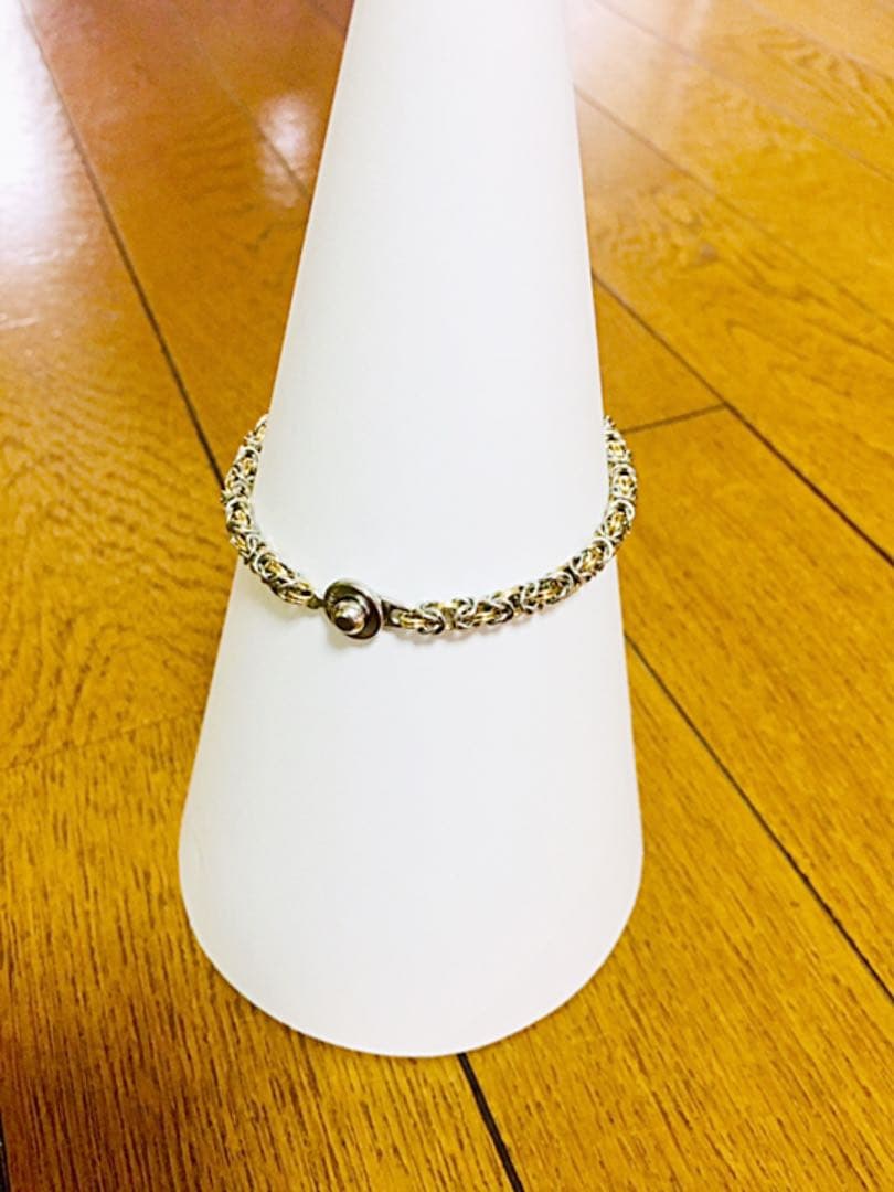 ブレスレット ビザンチン編み【美品】【価格交渉可】【一点限り】