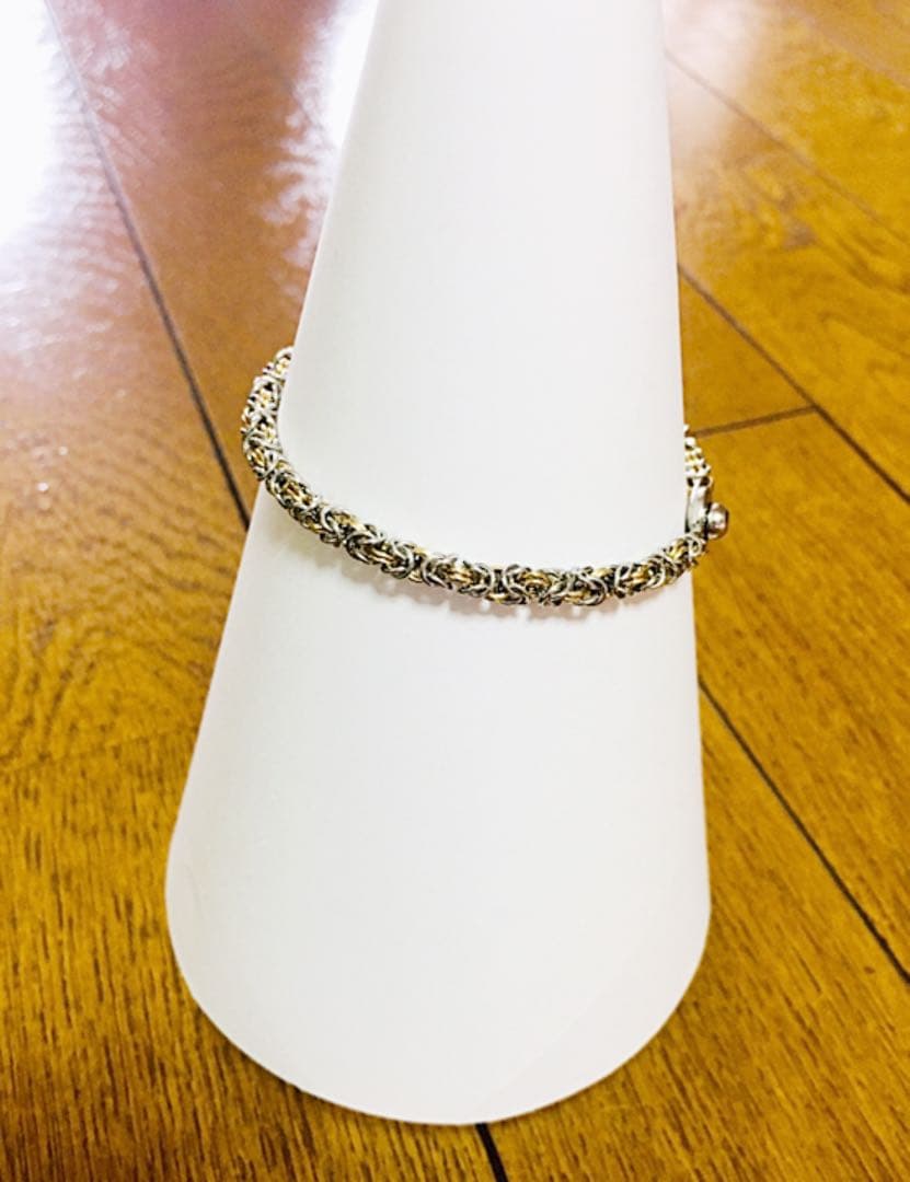 ブレスレット ビザンチン編み【美品】【価格交渉可】【一点限り】