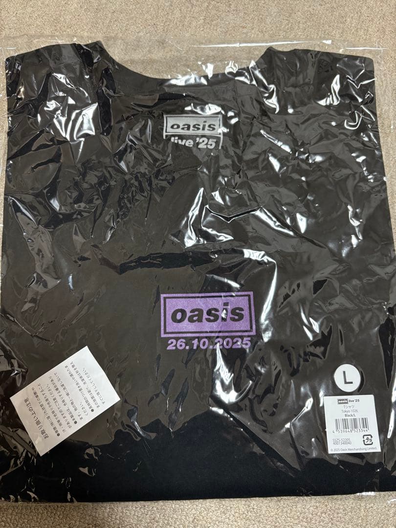 コ*頭様 oasis live '25 TOKYO Tシャツ Lサイズ　１０月２