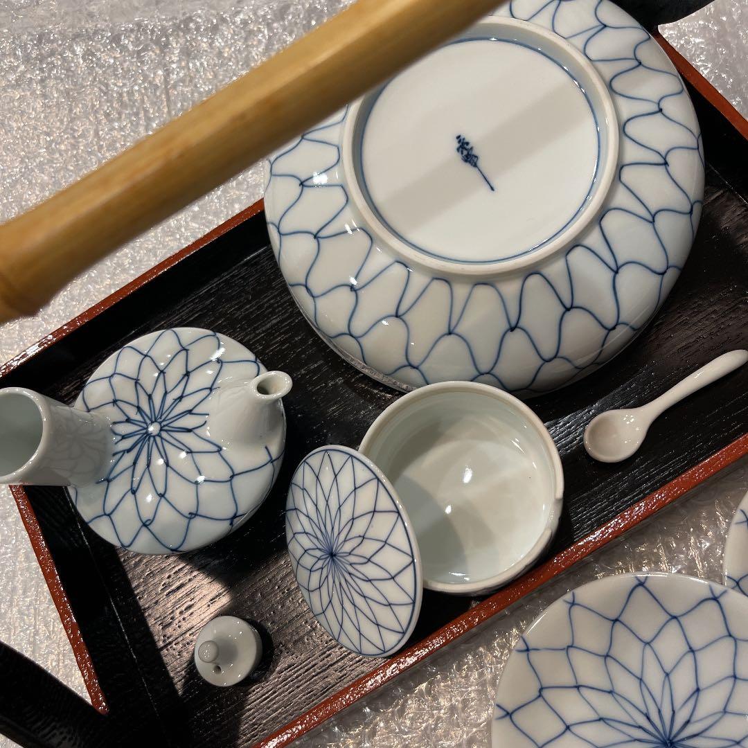 永峰　有田焼　小皿、中皿、醤油差しetc〜セット