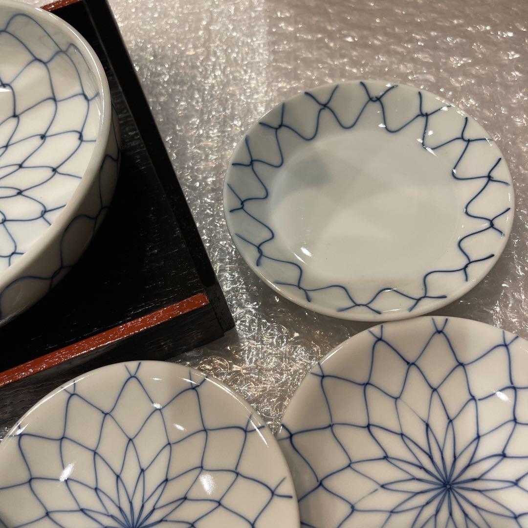 永峰　有田焼　小皿、中皿、醤油差しetc〜セット