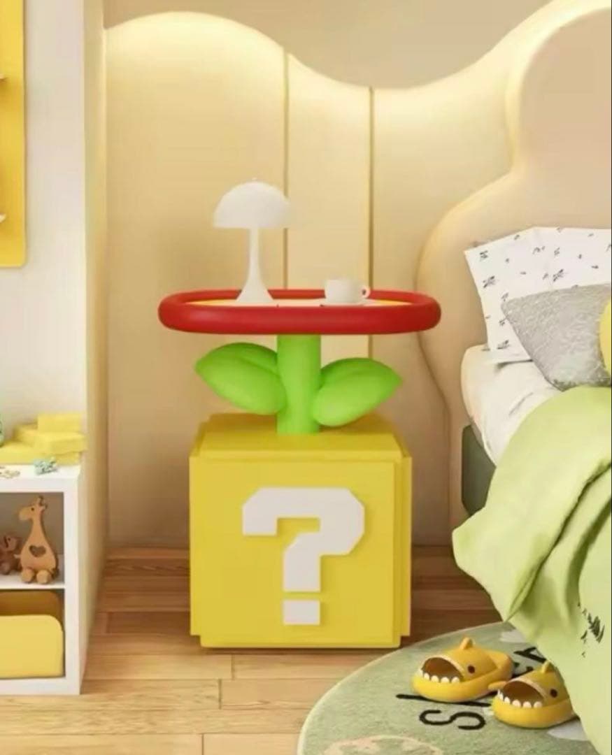 スーパーマリオ　?ボックス　フラワーテーブル　インテリア　特大 　オブジェ