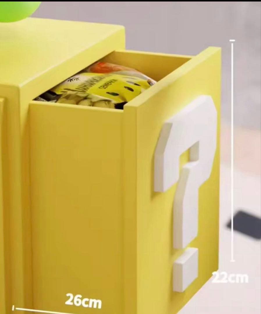 スーパーマリオ　?ボックス　フラワーテーブル　インテリア　特大 　オブジェ