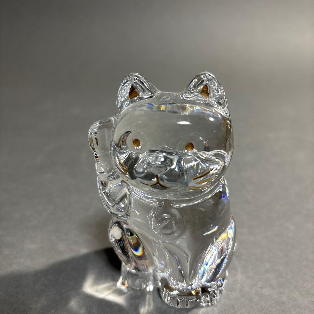 バカラ　招き猫　置物
