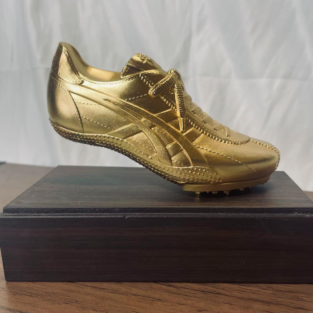 【超希少】アシックス　タイガー　ゴールド　スパイク　置き時計 コレクターアイテム