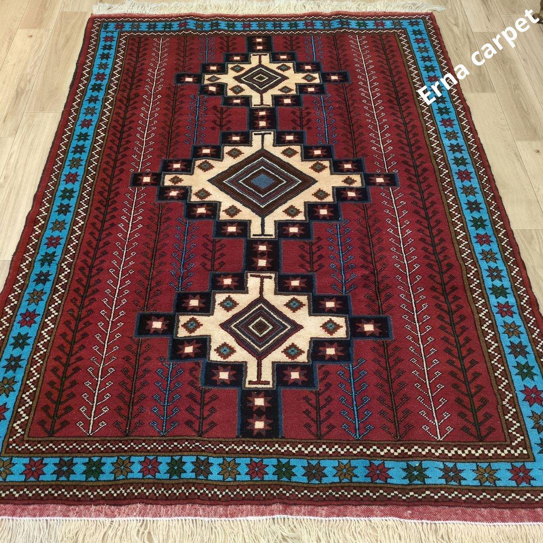 SALE ペルシャ絨毯 新品 190x135 手織り 特別価格 30％引き‼ - メルカリ