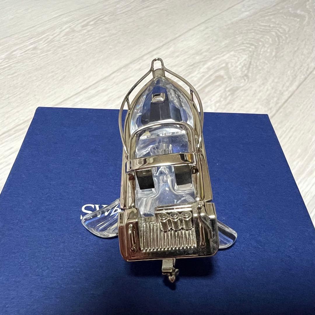 SWAROVSKI スワロフスキー クルーザー ボート 置物 オブジェ 船 舟