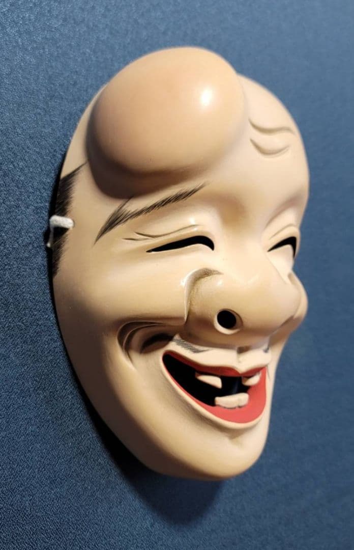神楽面・創作面・工芸品・道化・コブ